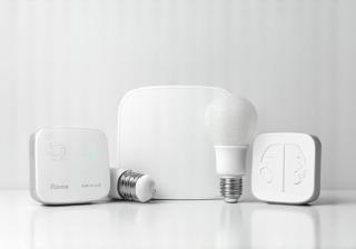Starter kit with hub, smart lights, and switches